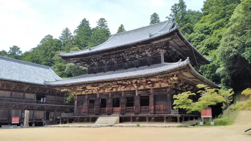 Engyoji Temple atop 371m Mount Shosha