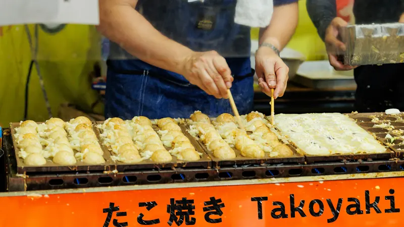 Unique Festival-Style Takoyaki