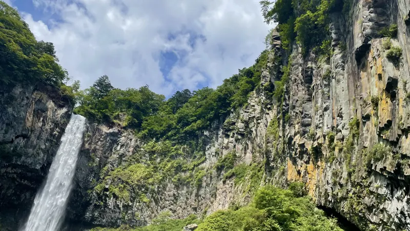 Summer: The falls are a refreshing escape from the heat