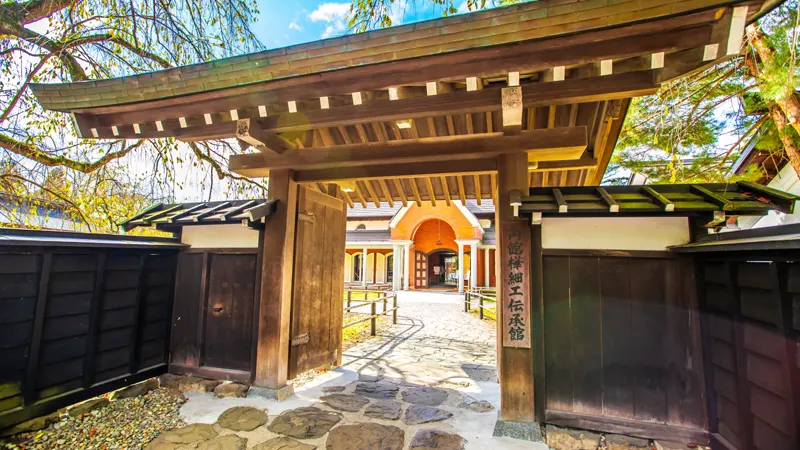 Traditional Japanese samurai house