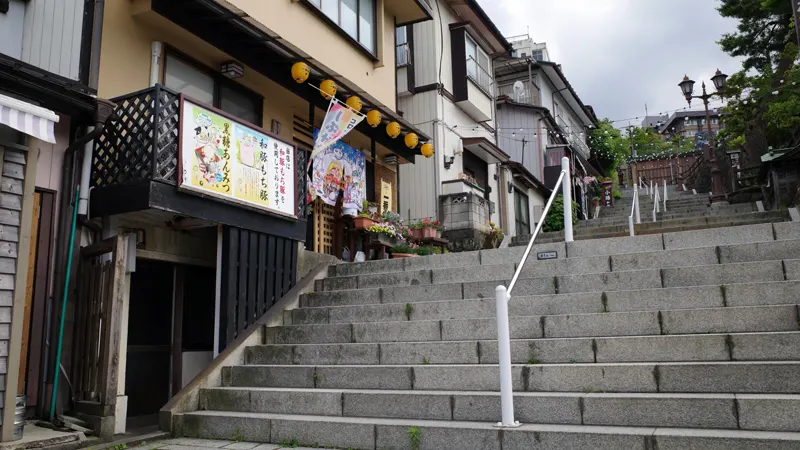 Ikaho Onsen's iconic stone steps