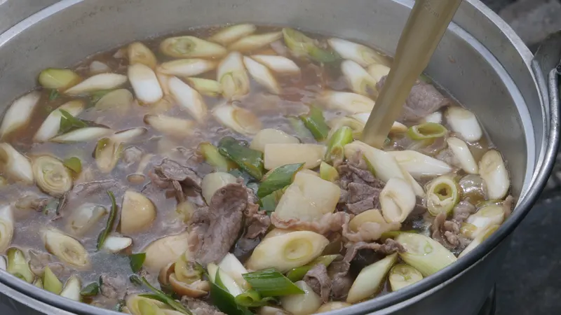 Fresh imoni soup served locally