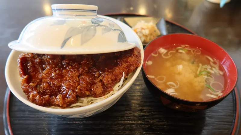 Aizu sauce katsudon, a local specialty