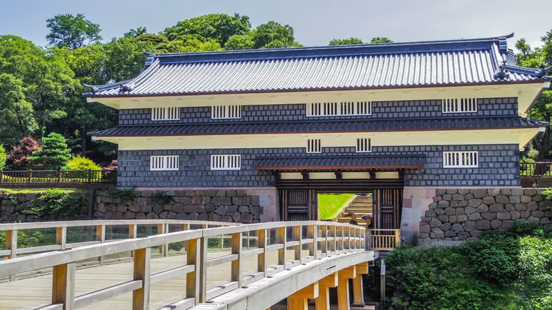 Nezumitamon Bridge in Kanazawa Castle