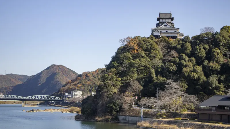 Inuyama Castle from across the river