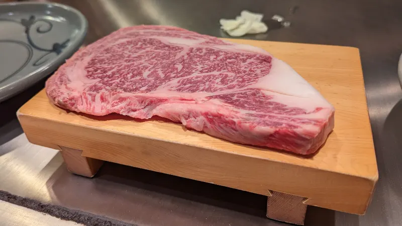 Kobe beef for a refined dinner