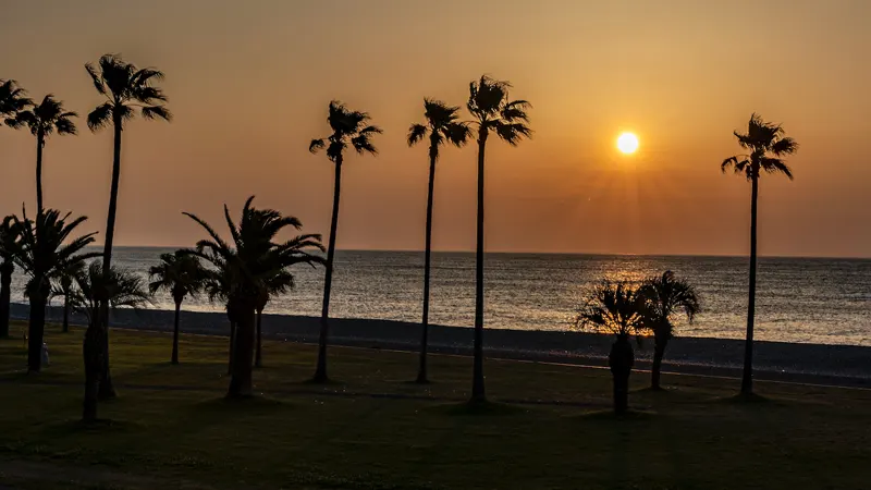 Shichiri Mihama sunrise view