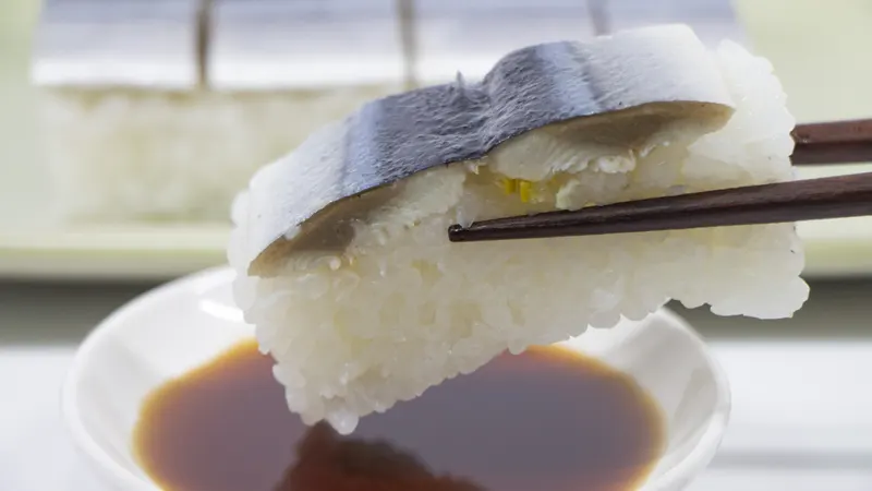 Sanma-zushi, Kumano local dish