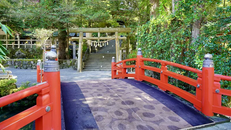 Tenkawa Daibenzaitensha Shrine view
