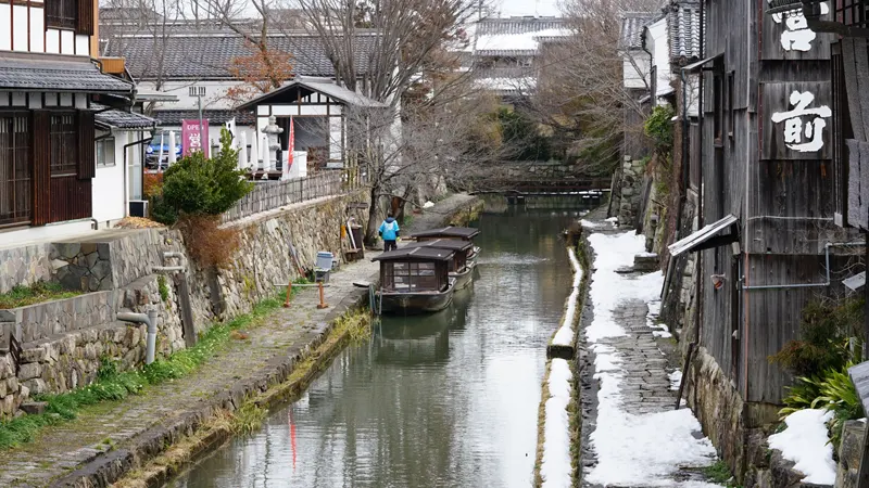 Winter scenery at Hachiman-bori