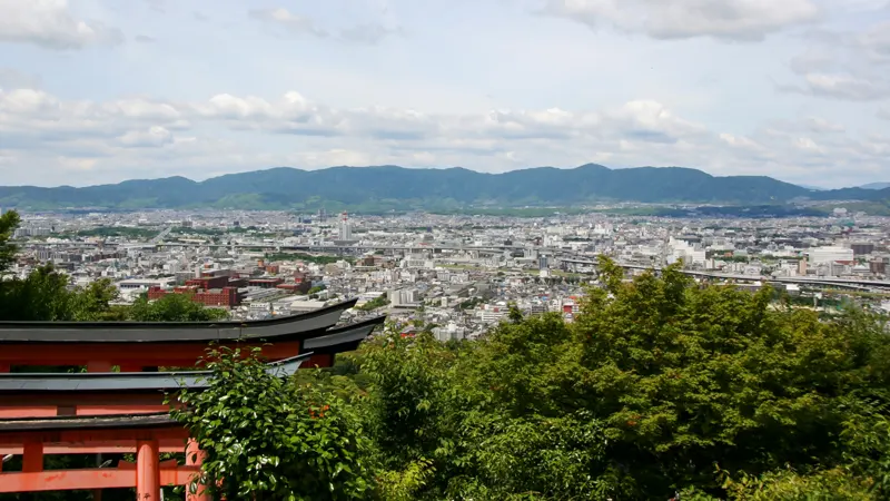 View from Mount Inari summit