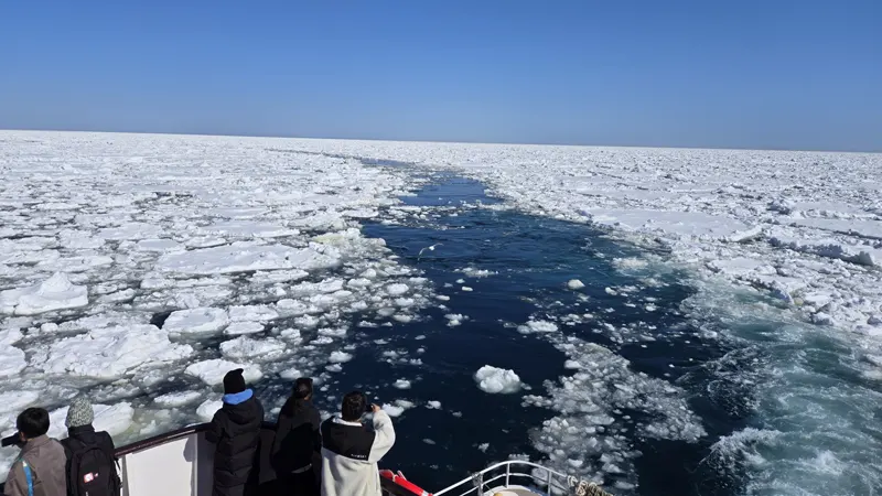 Observation deck on Icebreaker Aurora