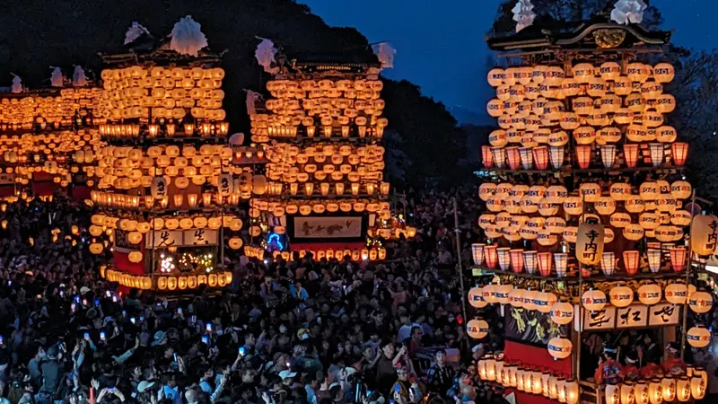 Night view of Inuyama Festival