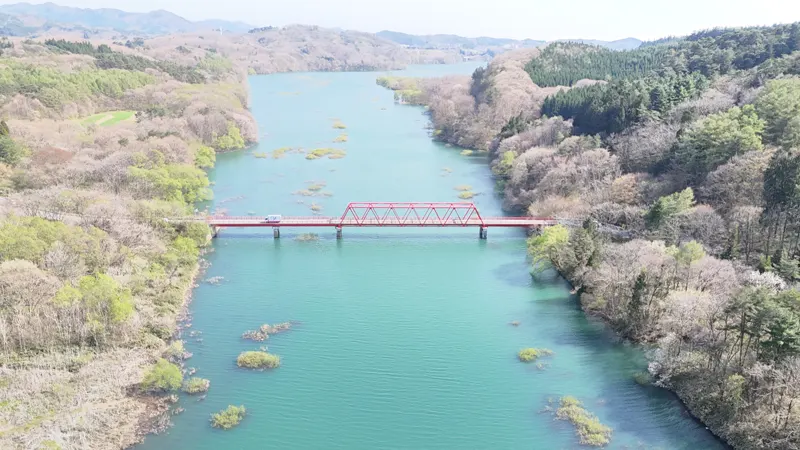 Kitakami River nature view
