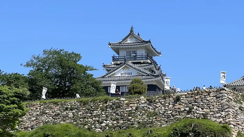 Hamamatsu Castle stone walls