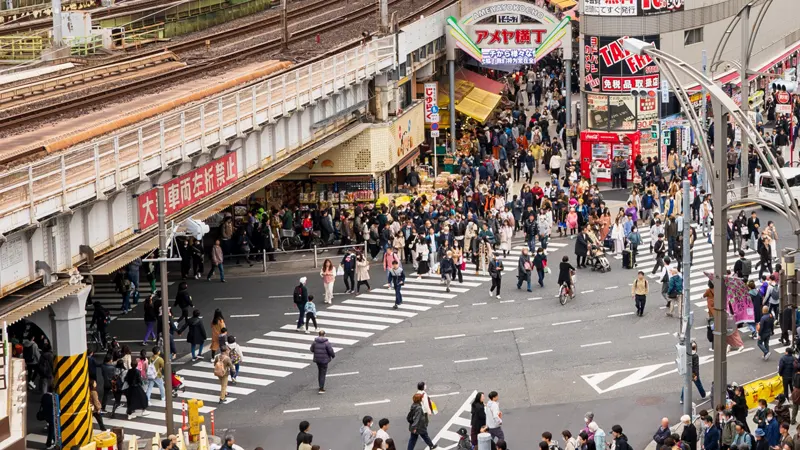 Ameyoko entrance view