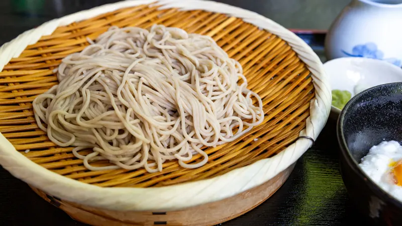 Famous soba at Jindaiji Temple