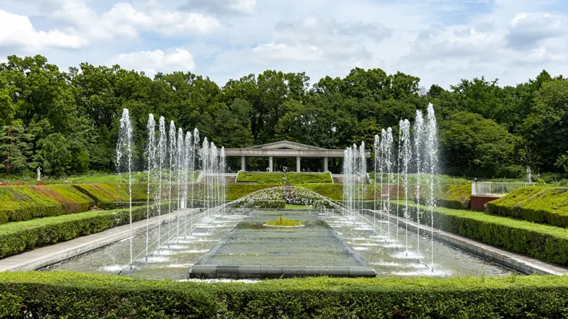 Jindai Botanical Gardens entrance area