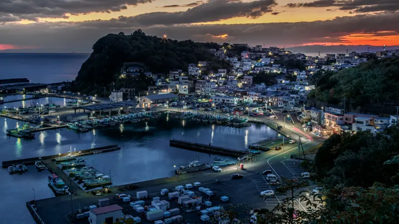 Beautiful view of Saikazaki