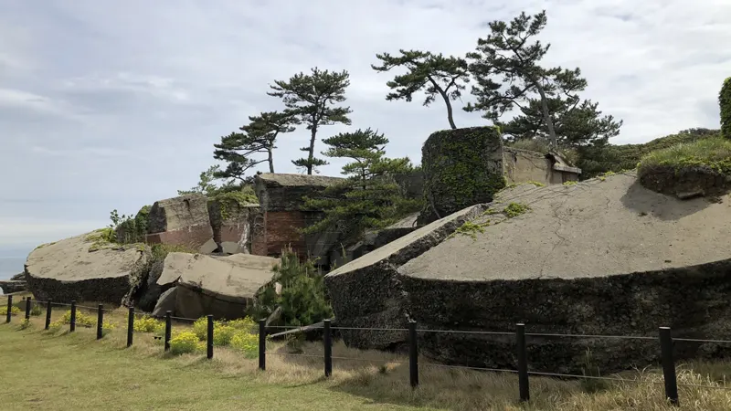 Fort ruins on Tomogashima island