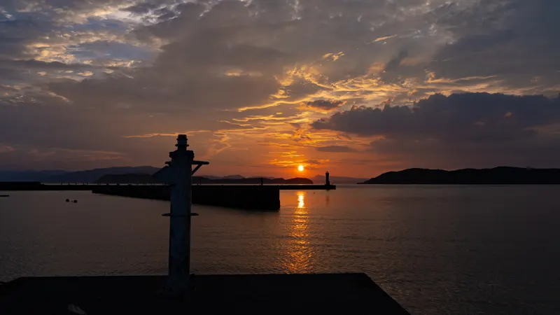 Sunset view from Tomogashima coast