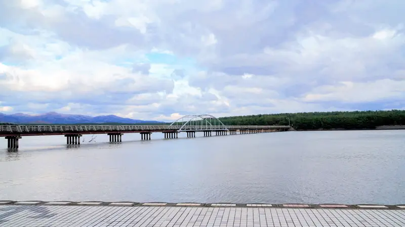 Lake Jusan near Takayama Inari Shrine