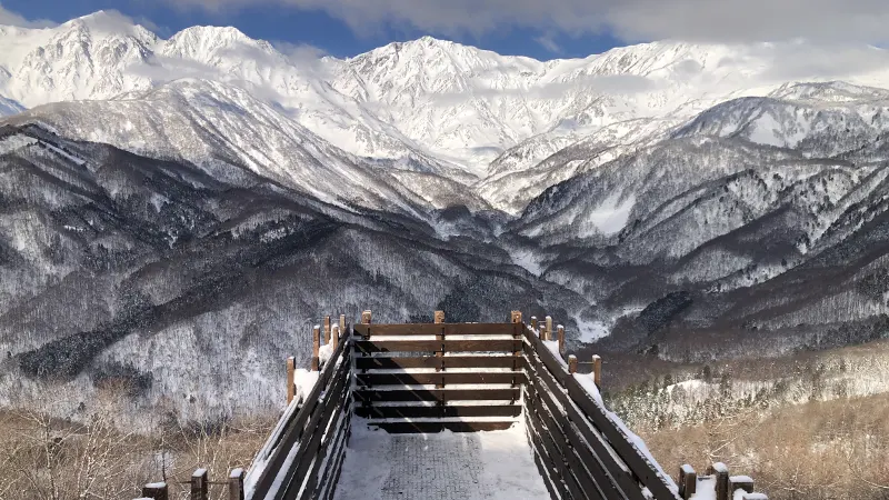 Hakuba Iwatake Mountain Resort deck