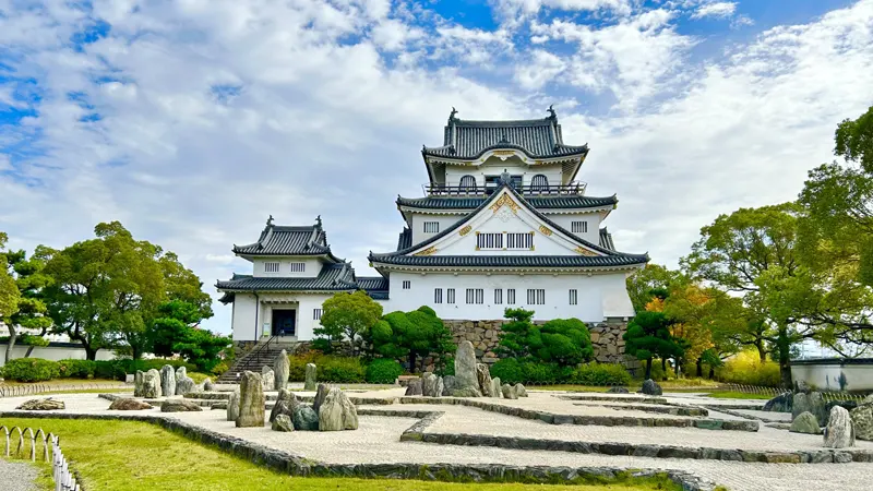Kishiwada Castle front exterior