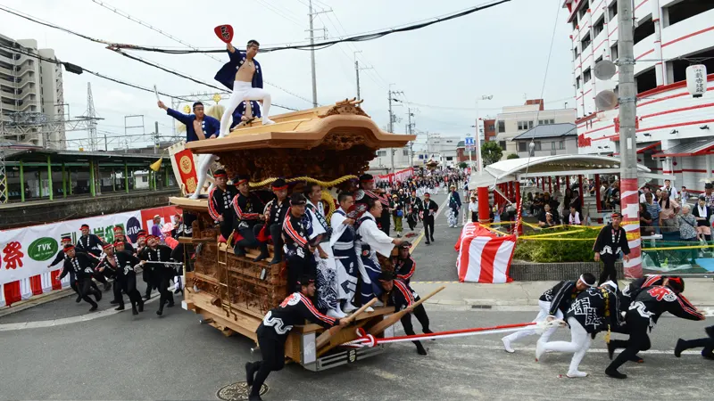 Haruki Danjiri Festival procession