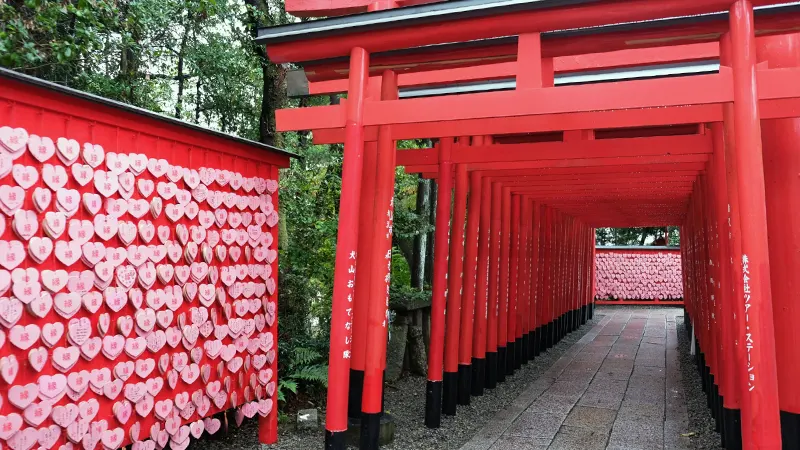 Torii gates at Sanko Inari Shrine
