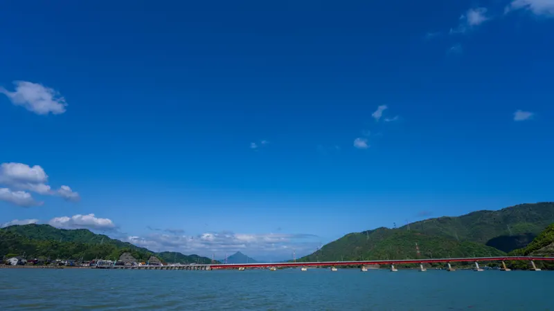 View of Wakasa Fuji from Oi Town