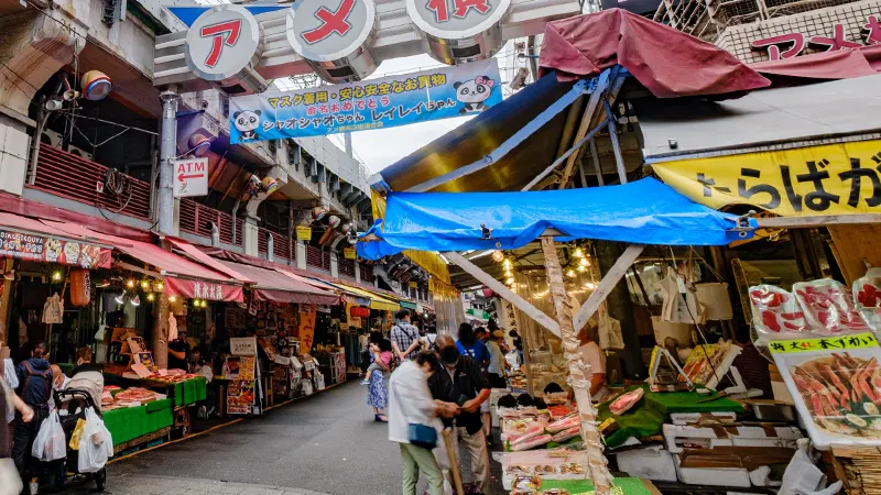 Ame-yoko highlights street view