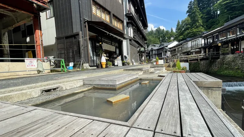 Footbath in Ginzan Onsen