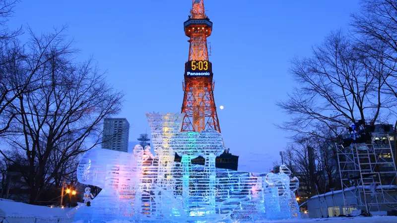Sapporo TV Tower Odori Park view