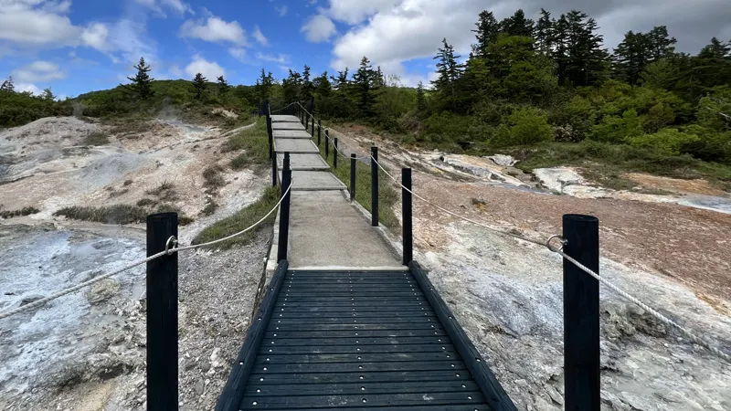 Hachimantai Plateau maintained pathway