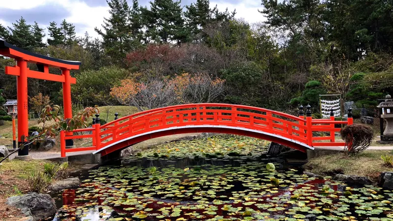 Senbon Torii garden pathway