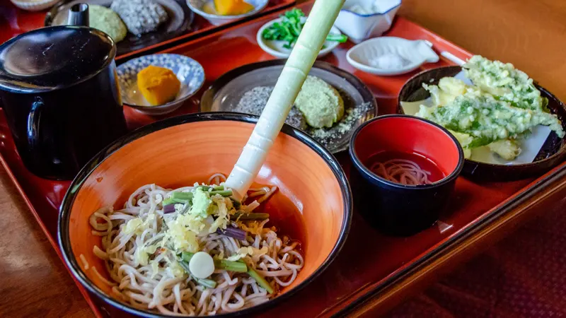 Ouchi-juku negi soba