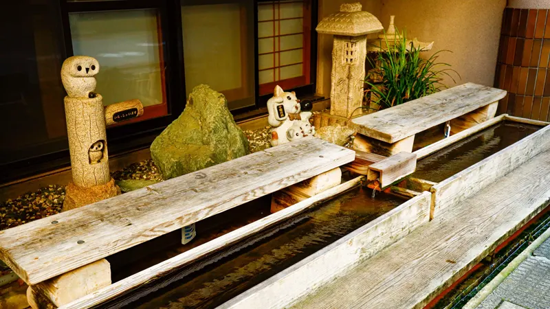 Hijiori Onsen foot bath