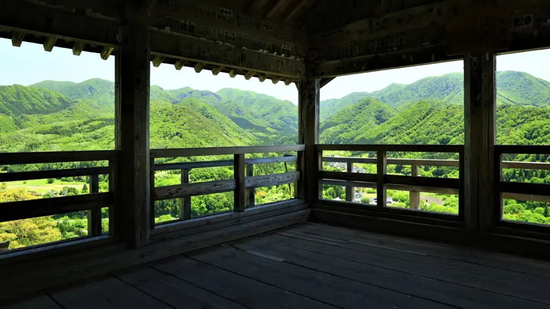 View from Godaido Hall