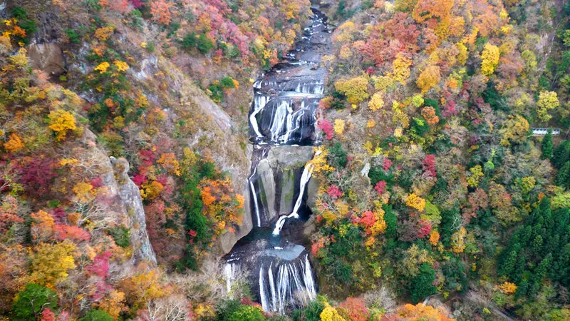 Fukuroda Falls four tier cascade