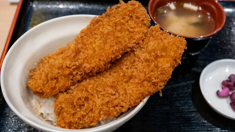 Waraji Katsudon specialty dish