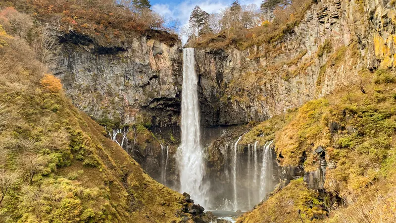 Kegon Falls cliff face