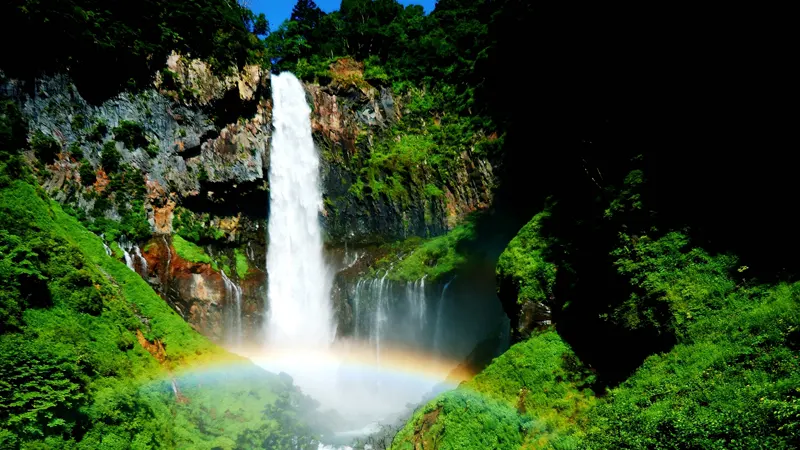 Rainbow over Kegon Falls