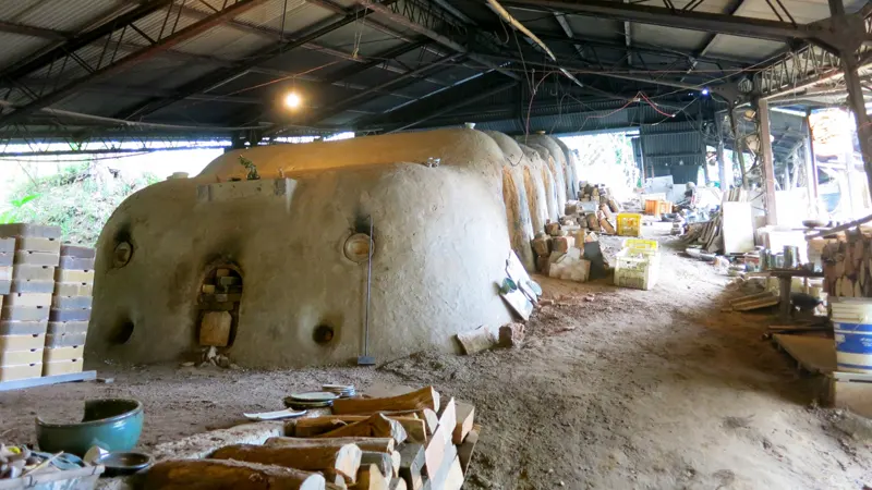 Noborigama climbing kiln