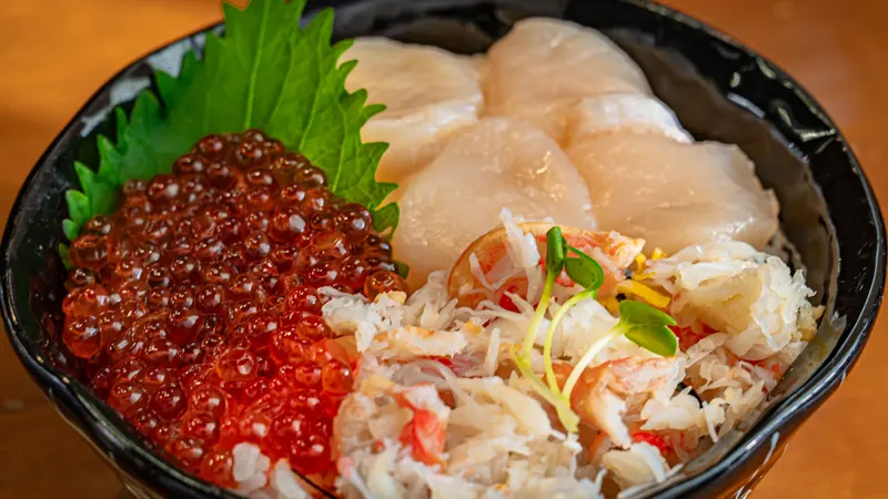 Okhotsk seafood dishes local cuisine