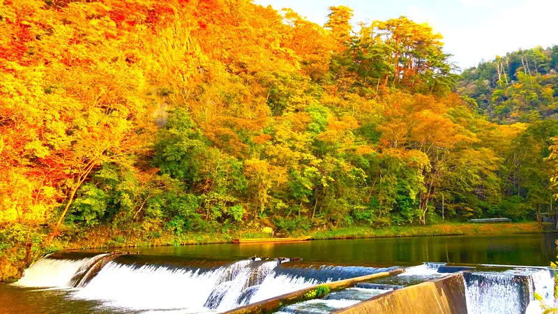 Geibikei Gorge autumn foliage