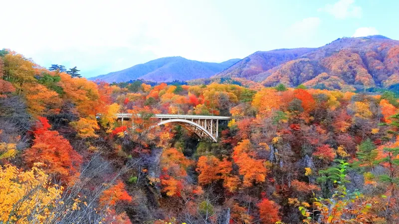 Naruko Gorge valley