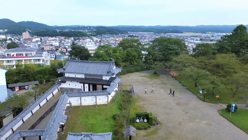 View from Shiroishi Castle
