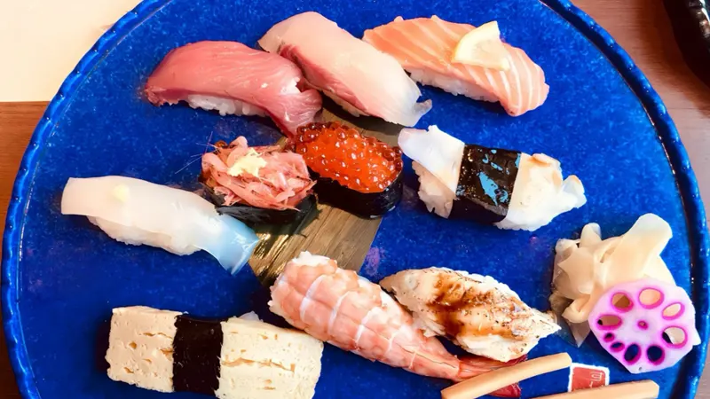 Edo style sushi Tokyo