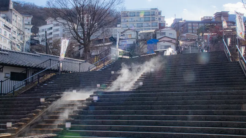 Stone steps at Ikaho